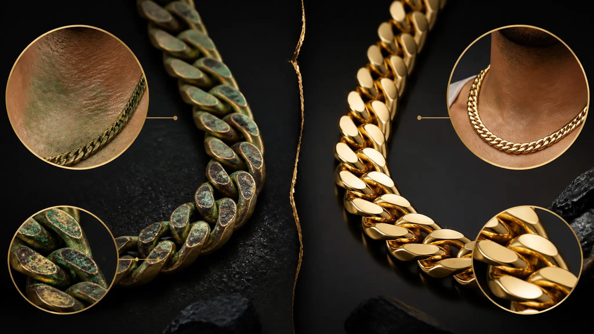 Why Do Cheap Hip Hop Chains Turn Green? How to Avoid Skin Discoloration