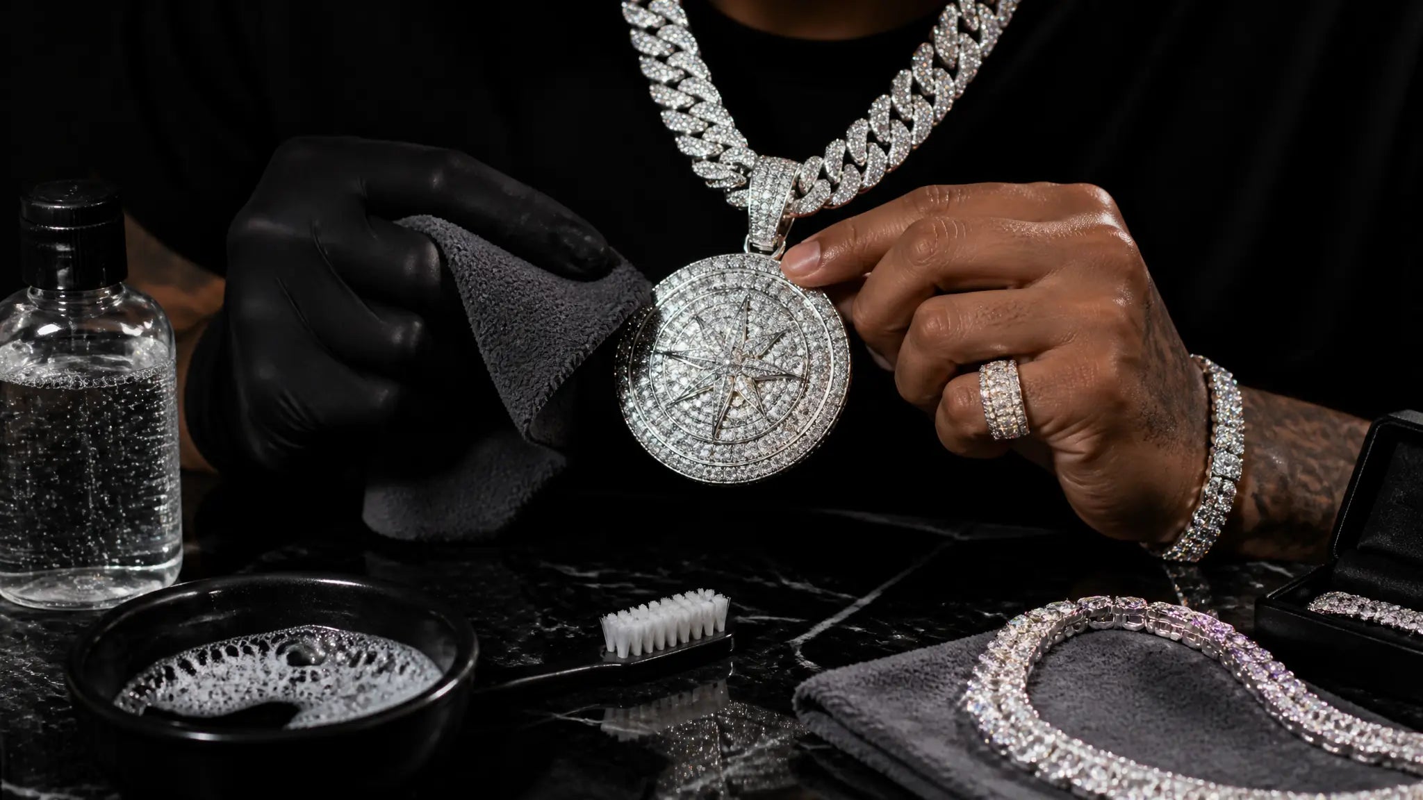 How to Clean & Care for Moissanite Iced Out Jewelry: Complete 2026 Guide
