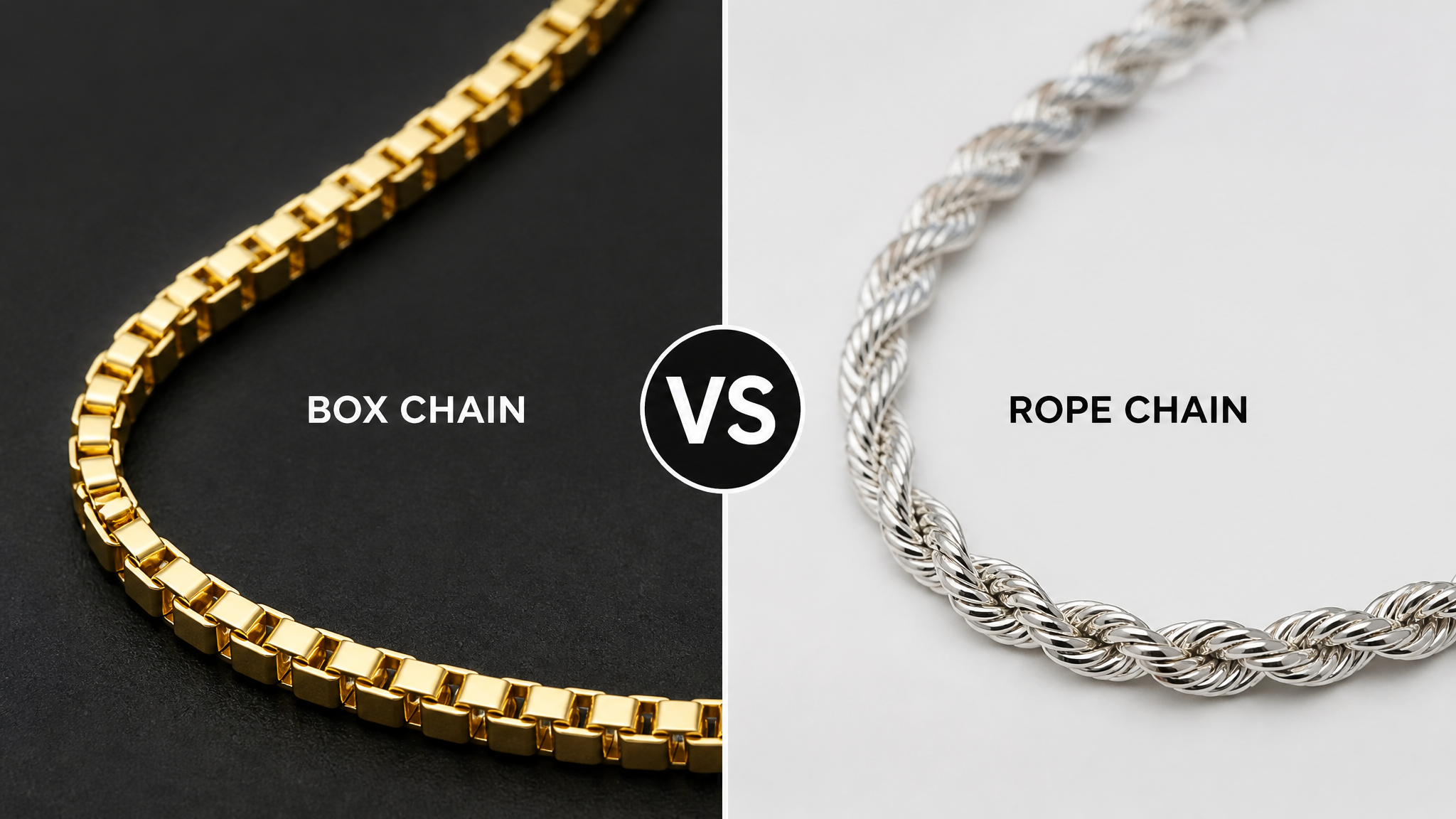 Box Chain vs Rope Chain: Which Chain Style Is Right for You?