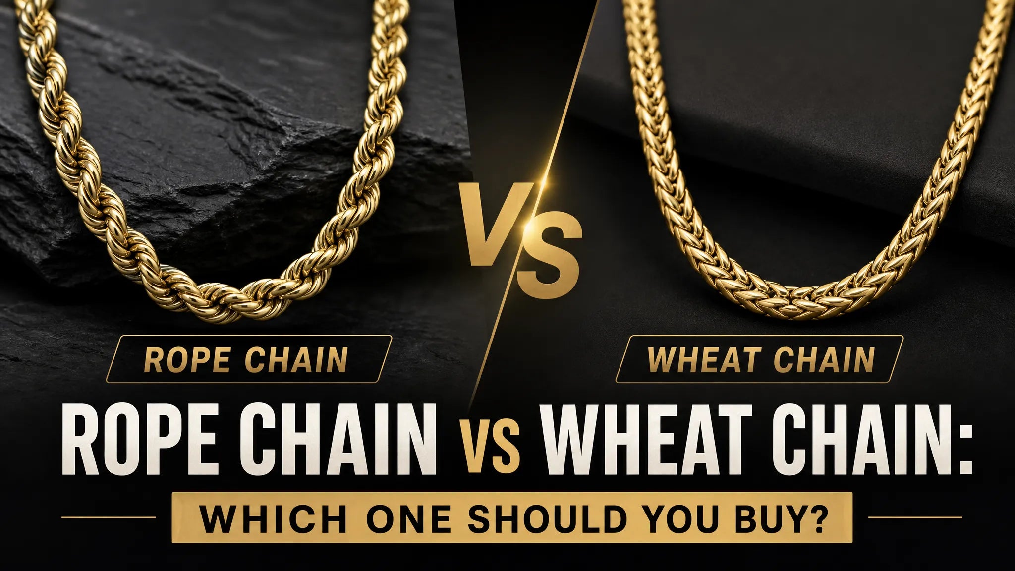 Rope Chain vs Wheat Chain: Which One Should You Buy?
