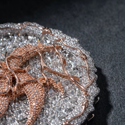 Iced Out Dragon Pendant | Hip Hop Dragon Necklace for Men