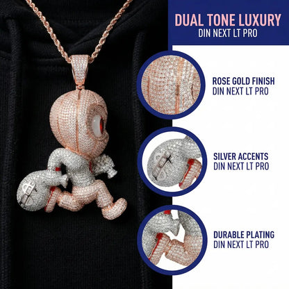 SPACEICE iced out pendant for gifts wedding prom party