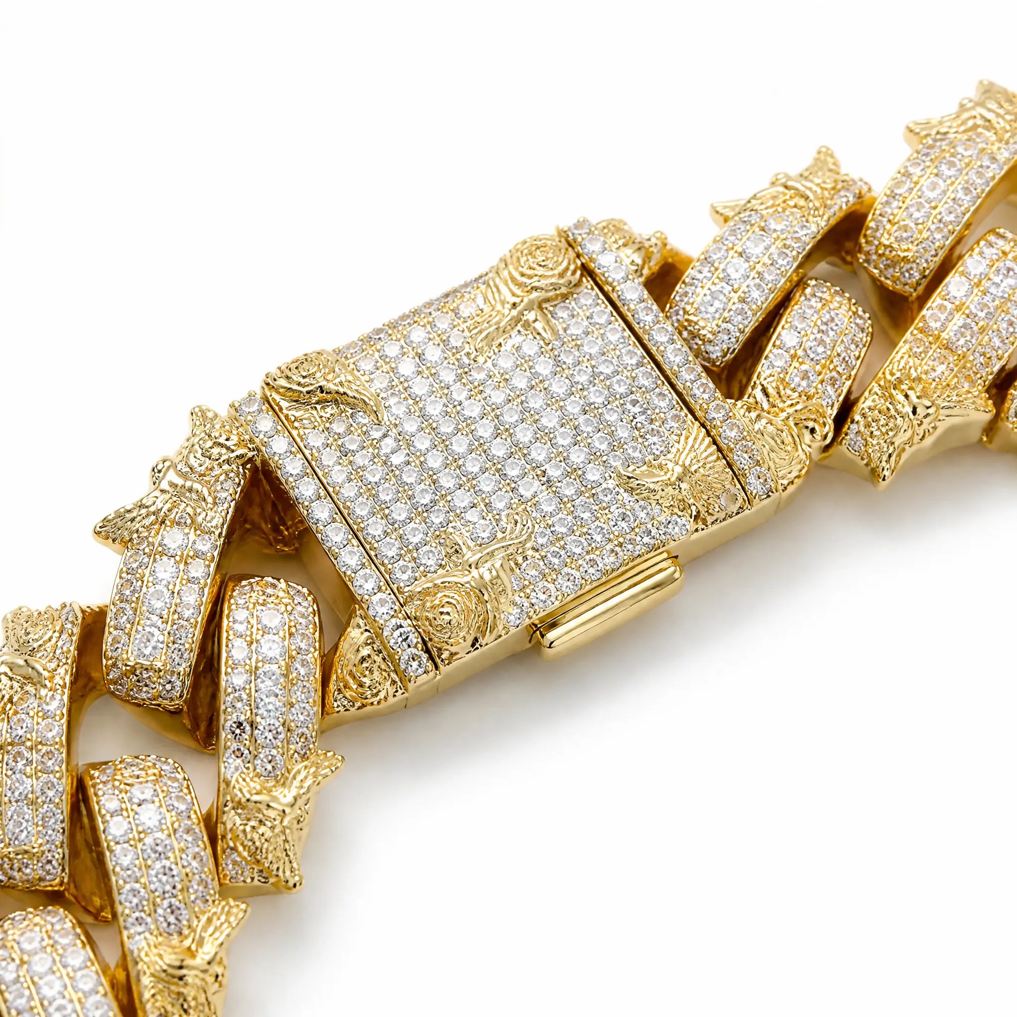 Spaceice Jewelry   -  Iced Out Eagle Cuban Link Chain