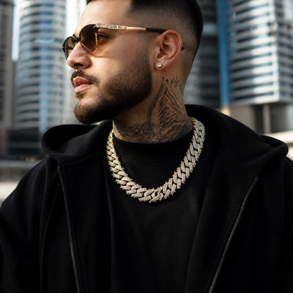 Iced Out Eagle Cuban Link Chain 