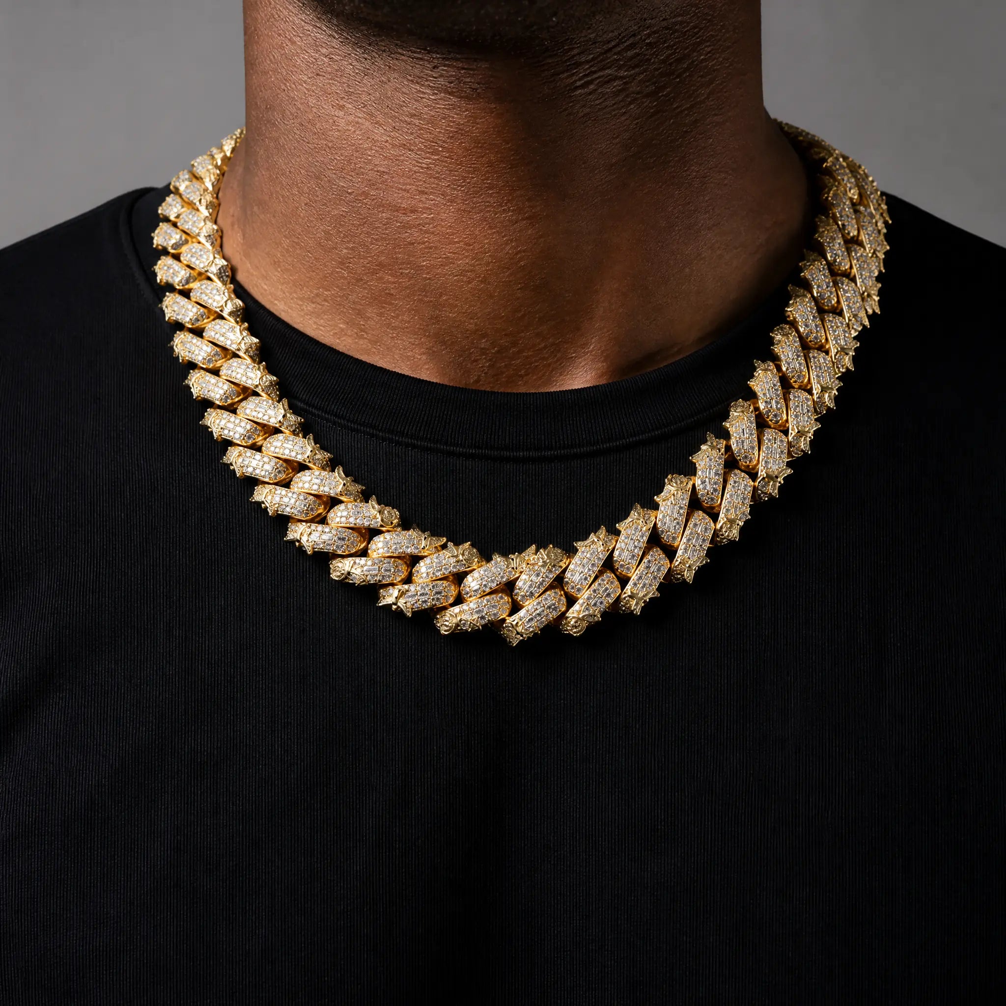 Iced Out Eagle Cuban Link Chain | Hip Hop Cuban Chain | SPACEICE
